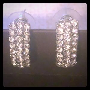 Silver Round Earrings